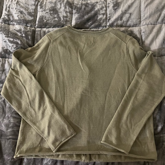 Olive green knitted Croft and Barrow cardigan NWT - Picture 5 of 7